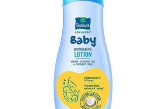 Parachute Advansed Baby Lotion for New Born Babies | Doctor Certified | Virgin Coconut Oil & Coconut Milk | Ph 5.5 | 24 Hour Moisturization | 410ml
