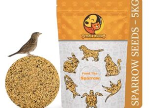 Foodie Puppies Sparrow Bird Food (5Kg, Pouch) | Natural & Healthy Premium Seed Mix | Easy-to-Digest Daily Nutrition for House Sparrows & Wild Birds | Rich in Protein, Fibre & Essential Vitamins