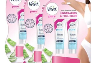 Veet Pure Hair Removal Cream for Women |Derma Tested* for Sensitive Skin (20g + 20g) (Pack of 3) | Safe for Underarms & Bikini | Gives you Smooth, Moisturized & Visibly Glowing Skin