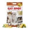 CatSpot Lemon Flower Scented Cat Litter – 5kg | Ultra Absorbent, Quick Clumping, Odor Control, Dust-Free Formula for Cats