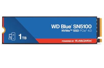 Western Digital WD Blue SN5100 NVMe 1TB, Upto 7100MB/s R, 5Y Warranty, PCIe Gen 4 NVMe M.2 (2280), Internal Solid State Drive (SSD) (WDS100T5B0E-00CPE0)