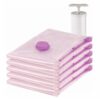 Lifelong Vacuum Storage Bags with Aroma Fresh Pack of 5 | Space Saver Reusable Compression Bags for Clothes, Blankets & Bedding | Odor-Free Airtight Vacuum Seal Travel & Home Organizer