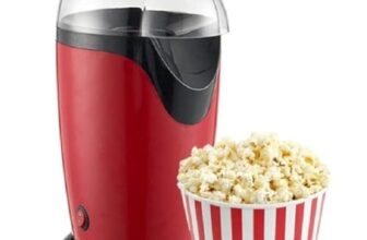 Lapras (LIMITED15 YEARS WARRANTY) OIL FREE HOT AIR POPCORN LIGHT WAIGHT, ELECTRIC MACHINE SNACK MAKER,1200-W HOT AIR POPCORN