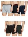 Dixcy Scott Originals Men’s Long Cross Trunk Comfort Fit Solid Innerwear Outer Elastic with Spandex(Black Grey Mel Olive Deep Blue Coffee Brow – Pack of 5 )-85