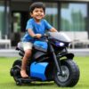 Toyzone Charlie Mini Electric Bike (Blue) | 6V Rechargeable Bike with 4.5Ah Battery | LED Lights, Music | Smooth Acceleration | 6M Battery Warranty | Age 1.5-4 Years, Upto 30 kg