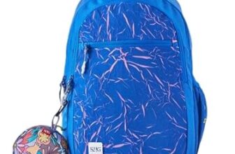 Wiki Stylish Unisex Backpack | Girl 1 Durable & Lightweight backpack for Men & Women | Laptop Backpack for Office, Gym, Travel (21.5 Litre, Blue)