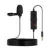 amazon basics Metal Condenser Microphone with 6m Cable | Compatible with Smartphones, Cameras, PCs, and Laptops | Built-in Noise Reduction (Black)