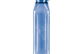 MILTON Prime 1000 Water Bottle, 1 Litre, Reusable Plastic Fridge Bottle, BPA Free and Leak Proof Bottles for Travel, Work, Pack of 1, Blue