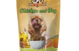 Nootie Dog’s Favorite Chicken & Veg Gravy-(70g) Natural Ingredients, Easy to Digest, Enhances Dog Food Gravy for Dogs, Dog Chicken & Veg Gravy, Wet Gravy for Dogs, Dog Food Topper (Pack of 6x70g)