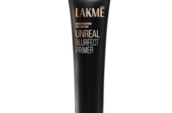 Lakme Unreal Blurfect Primer- Mini, Blurs Pores, Mattifies & Absorbs Excess Oil – Non Sticky skin, Lightweight & Waterproof, Long Lasting Makeup, 10ml
