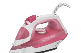 Havells TruSteam 1600 Watt Steam Iron with Self Cleaning Function|Vertical & Horizontal Ironing|220 ml Tank for Longer Ironing|High Steaming Rate upto 15 gm/min|2Yr Manufacturer Warranty(Pink)