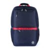 Gear LOGI-Q 27L Medium Water Resistant 5 Compartment Laptop Backpack/Backpack/Office Bag with Trolley Sleeve for Men/Women (Navy-Red)