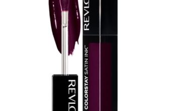 REVLON Colorstay Satin INK, Comfortable, Longwear Rich 16-Hour Liquid lip Color, Formulated with Black Currant Seed Oil & Vitamin E, Royal Amethyst – (036)
