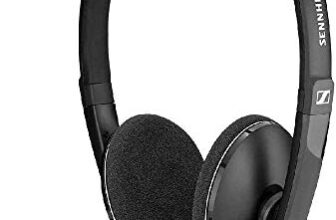 Sennheiser Pc 3.2 Chat-Lightweight Stereo Headset with Adjustable Noise-Cancelling Microphone-for Internet Telephony and E-Learners-Pc Connectivity- Great for Gaming, Work, & Study, Black-in Ear