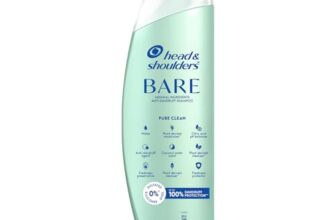 Head & Shoulders BARE Anti-Dandruff Shampoo, Pure clean, Sulfate-Free, Silicone-Free, Dye-Free, Gentle shampoo, 400ml