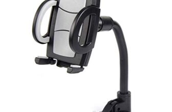 Suzec Gravity Car Phone Mount, Washable Strong Sticky Gel Pad with One-Touch Design Dashboard (Black)