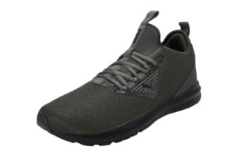 PUMA Mens Enzo Magnus Dark Olive-Black Running Shoe – 8 UK (30973303)
