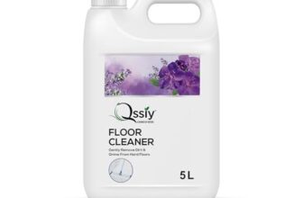 QSSIY Floor Cleaner 5L Lavender | Concentrated for Home Tiles, Marble, Wood | Streak-Free, Hand-Safe, Made in India