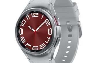 Samsung Galaxy Watch6 Classic (Smartchoice) (Silver, 43mm) | Rotating Bezel | Bluetooth | Monitor BP and ECG | Track Sleep and Health | Upto 40hrs Charge with Fast Charging | Galaxy Ecosystem | IP68