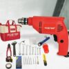 FOSTER FKS-032 SUPREME General Purpose tool bag with Forward/Reverse Drill machine Pistol Grip Drill MADE IN INDIA (10 mm Chuck Size)