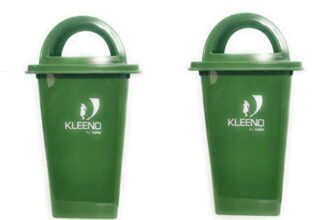 Cello Dome Dustbin 110 LTR (Green/Green)