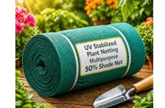 Green Shade Net, 50% UV Sun Protection, for Terrace, Garden, Green House, Balcony, & Gardening Multipurpose Agro Netting (5×10 Feet)