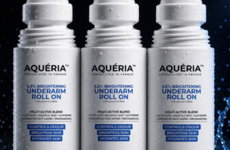 Aqueria 5.5% AHA BHA Brightening Underarm Roll On | Fresh Fragrance Deodorant Roll-on  –  For Men & Women(150 ml, Pack of 3)