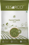 KESARCO Fennel Seeds (Saunf) 1kg | Premium Quality Fresh Fennel | Aromatic Cooking Spice(2 x 0.5 kg)
