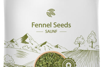 KESARCO Fennel Seeds (Saunf) 1kg | Premium Quality Fresh Fennel | Aromatic Cooking Spice(2 x 0.5 kg)