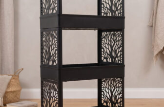 Surety for Safety Shelf Organizers(Black, Plastic)