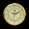 AJANTA Analog 19 cm X 19 cm Wall Clock(Gold, With Glass, Standard)