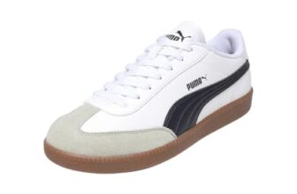 PUMA , Unisex-Adult, 9-T, White-New Navy-Desert Dust, Sneaker, 9UK, (39817419)