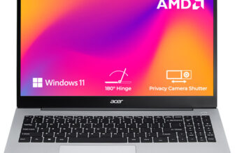 Acer Aspire 3 AMD Ryzen 3 Quad Core 7330U – (8 GB/256 GB SSD/Windows 11 Home) AS15-42 Thin and Light Laptop(15.6 inch, Silver, 1.79 Kg)