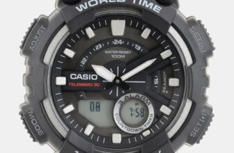 CASIO AEQ-110W-1AVDF Youth Combination ( AEQ-110W-1AVDF ) Analog-Digital Watch  – For Men
