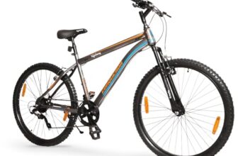 Lifelong Cycle for Men & Women,26T MTB Cycle Multi Speed 7,Speed Bicycle,V Brake Cycle,Front Suspension Fork,Mountain Bike Ideal for 13+ Years + Adults Upto Height 5.2″(Black),145 x 22 x 71.5 cm