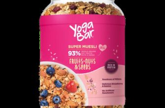 Yogabar Muesli 1kg Jar |Fruits Nuts&Seeds|Breakfast Cereal with High Protein|Saver Pack Jar(1 kg)