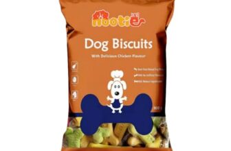 Nootie Chicken Dog Biscuits- Mixed Flavour for Adult Dogs, Protein-Rich, Highly Digestible & Nutritious | Suitable for All Breeds | 900g (Pack of 1)