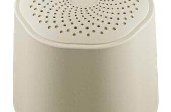 HAMMER Drop Go Portable Indoor Bluetooth Speaker | 5W RMS Output | Bluetooth 6.0 | Up to 32H Playtime | Twin Pairing | Made in India | Type-C Fast Charging | Built-in Mic | TF Card, USB Support- Beige