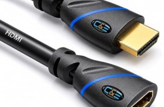 C & E 12 Feet [PACK OF-3] HDMI Extension Cable 4K HDMI Extender Male to Female Compatible with Various Devices – 3.7 Meter