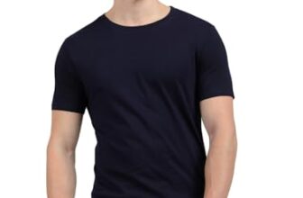 Dollar Pack of 1 Cotton Solid Men Tshirt Navy