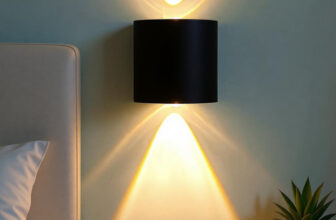 GLINTAC Swing Arm Wall Light Wall Lamp With Bulb