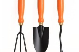 Ocean Mart Garden Tool Set of 3 Pcs – Home Tools & Gardening Tools Kit for Home Garden- (Big Trowel, Cultivator, Weeder) – Terrace Gardening Accessories, Gardening Essentials, Garden Tools Heavy Duty