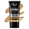 Mila Beauté Perfect Cover Foundation with Hyaluronic Acid & SPF 20 | High Coverage & Flawless Matte Finish | Super Hydrating & Lightweight Formula | Suitable for All Skin Types – 7 Sand