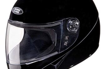 Studds Chrome SUPER Full Face Helmet (Black, L)