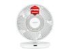 Acerpure Cozy F3 Table Fan with Air Circulator |3years warranty| Energy efficient BLDC motor|Remote control|3D airflow technology |Swing mode |16 speed control and LED display|Whisper-quiet (White)