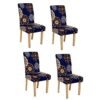 Cortina Chair Cover Slipcover Chair Cover Washable Softness for Elastic Installation Chair Protector Spandex Pack of 6