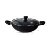 BERGNER Essential Plus 5-Layer Non-Stick 20cm Kadai with Glass Lid, 2.3 L Kadhai, Consumes Less Oil, Bakelite Handles with Comfortable Grip, Quick Heat Distribution, Easy to Clean – Induction Bottom