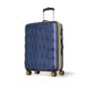Aristocrat Comet Large Polycarbonate Hard Case 8-Wheel Trolley Bag, Blue