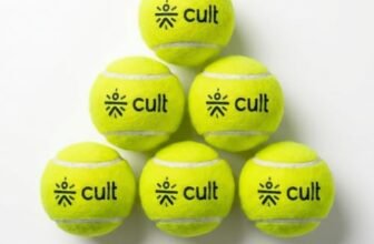 CULT Tennis Cricket Balls Green – Pack of 6 Practice & Training Balls for Men, Women & Kids Durable Rubber Core, Soft Felt Cover, High Bounce, All-Court Use