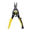 STANLEY 2-14-563 254 mm Aviation Snips Straight Cut Bi-Metal Ideal for Home, DIY & Industrial Use, 1 Year Warranty, YELLOW & BLACK